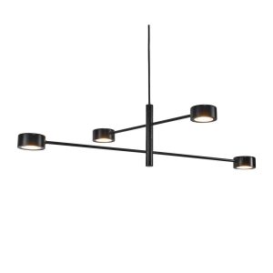 Clyde 20W LED Pendant Black / Warm White - 2010803003