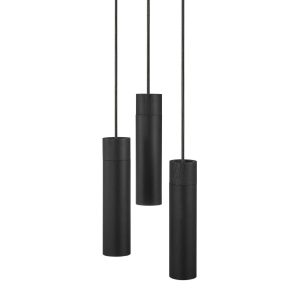 Tilo 3 Light Pendant Black - 2010473003