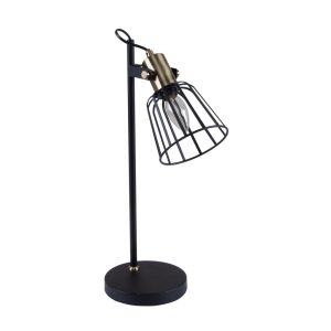 Ashley 1 Light Desk Lamp Black - 22516