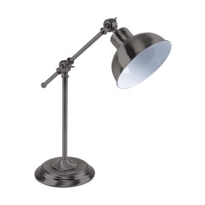 Tinley 1 Light Desk Lamp Antique Chrome - 22526