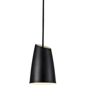 Sway 1 Light Pendant Small Black - 48193003