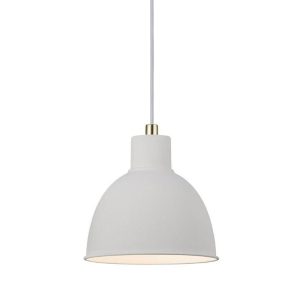 Pop Rough 1 Light Pendant White - 48733001