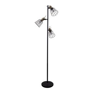 Ashley 3 Light Floor Lamp Black - 22517