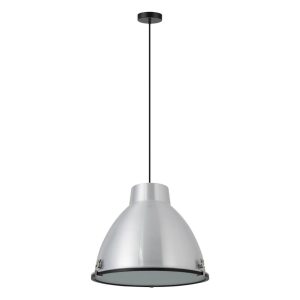 Riley 1 Light Pendant Aluminium - 22504