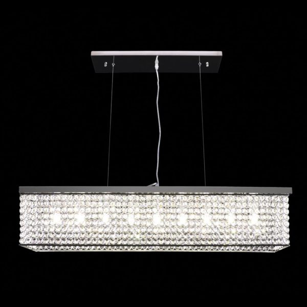 Rainbow 27W LED Crystal Pendant / White - 35049