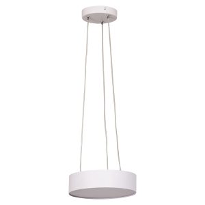 Nella 20W Dimmable LED Pendant White / Tri-Colour - HV5892T-WHT-PDT