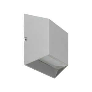 Rectangular LED Wall Light Silver - SLDWL01/SIL