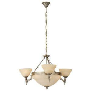 Marbella 6 Light Chandelier Bronze / Champagne - 85857