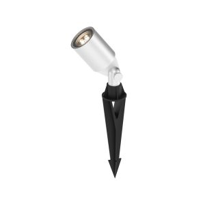 Hydra 4W LED Turbo Spike Light Brushed Chrome / Warm White - AQL-450-B1-M