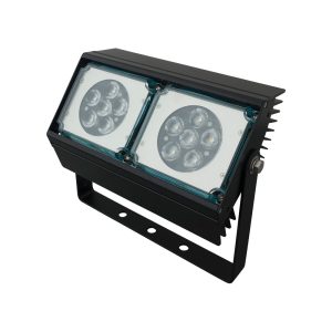 Polaris 100W 30° 24V DC LED Dimmable Architectural Flood Light Black / RGBW - AQL-913-BK-E100Z230S