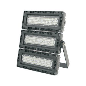 High Power 300W 45° LED Floodlight Black / Cool White - AQL-931-F3004045S