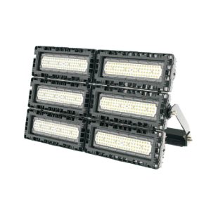 High Power 600W 45° LED Floodlight Black / Natural White - AQL-931-F6005745S