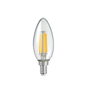 Filament Clear Candle LED 4W E12 Dimmable / Natural White - F412-C35-C-40K