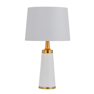 Margot Table Lamp Antique Gold / White - MARGOT TL-WHAG