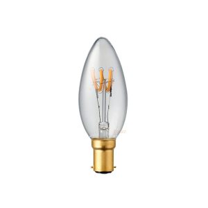 Filament Clear Candle Tre Loop LED 3W B15 Dimmable / Extra Warm White - F315-C35V-C