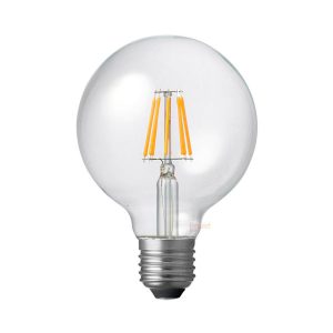 Filament Clear  G95 12V~24V DC LED 6W E27 Dimmable /Extra Warm White - F627-G95-C-22K-12V