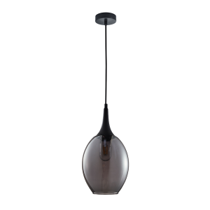 Interior Wine Glass Shape Pendant Light Black Smoke - BROTE2