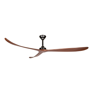 Kirra 100" DC Ceiling Fan Black / Walnut -  KIR100BKWA