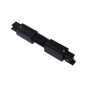 Track 3 Circuit 4 Wire Flexible Connector Black - TRK3BLFLEXCON