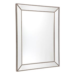 Zeta Large Wall Mirror Antique Silver - 40183