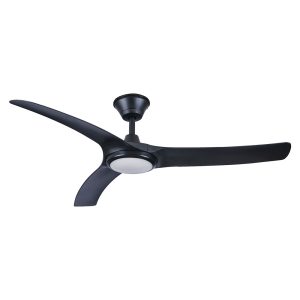 Aqua 70" IP66 DC Ceiling Fan with 18W Dimmable CCT LED / Matt Black - AIPL671