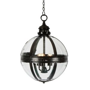 Saxon Pendant Medium Black - ELCITWRT18MBLK