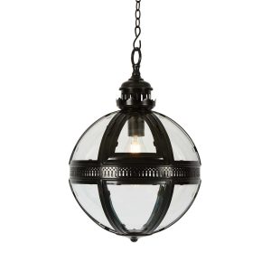 Saxon Pendant Small Black - ELCITWRT18SBLK