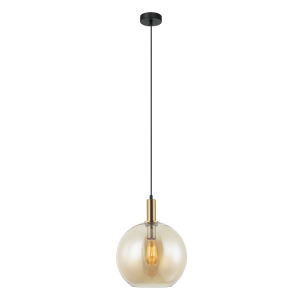 Interior 300mm Glass Pendant Bronze / Amber - PATERA3