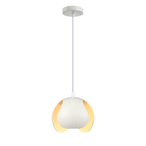 Interior Iron Pendant Matt White - VAINA2