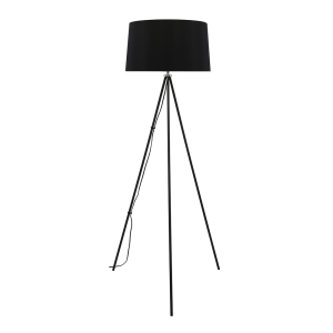 Anna Floor Lamp Black / Dark Grey - ANNA FL-BKDGY