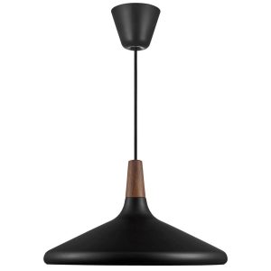 Nori 1 Light Pendant Large Black - 2120823003