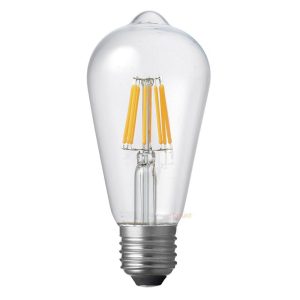 Filament ST64 12V~24V DC LED 6W E27 Dimmable / Warm White - F627-ST64-C-27K-12V