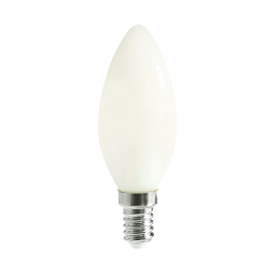 Filament Frosted Candle LED 4W E14 Dimmable / Warm White - CAN39D