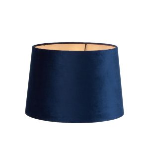 Velvet Drum Shade Medium 14" Royal Blue - ELSZ141295BLEU