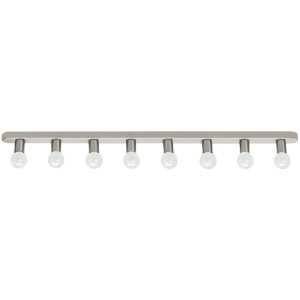 Hollywood 8 Light Vanity Wall Light Satin Chrome - 20131