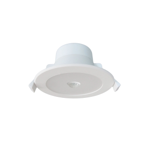 Round 9W LED Downlight With Motion Sensor White / Tri-Colour - NOVATRIS