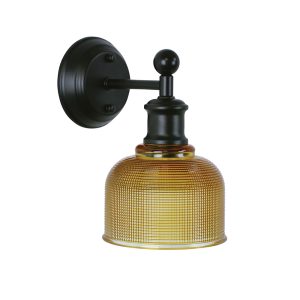 Brighton Wall Light Black / Amber - OL69371AM