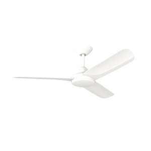 X-Over 48" DC 3 Blade Ceiling Fan Matt White With Wall Control - XO300