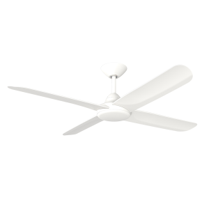 X-Over 52" DC 4 Blade Ceiling Fan Matt White With Wall Control - XO304