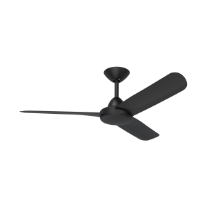 X-Over 56" DC 3 Blade Ceiling Fan Matt Black With Wall Control - XO309