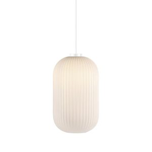 Milford 1 Light Pendant Long Opal White - 46573001