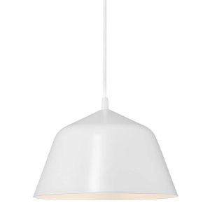 Ella 1 Light Pendant Small White - 48703001