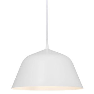 Ella 1 Light Pendant Medium White - 48713001