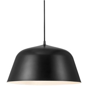 Ella 1 Light Pendant Large Black - 48723003