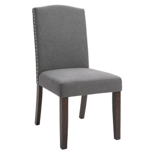 Lethbridge Dining Chair Light Grey (Pair) - 32385