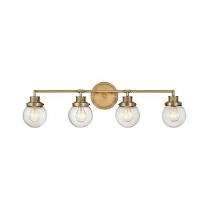 Poppy 4 Wall Light Heritage Brass - U/HK/5934HB