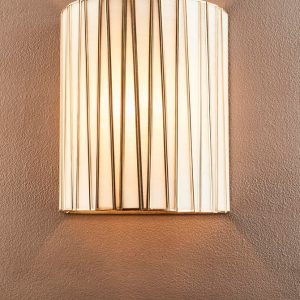 Destiny Half Round Wall Light Brass - ELJE23090