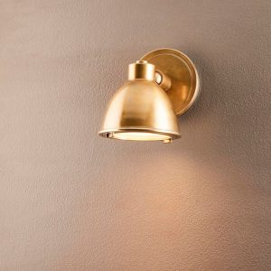 Panama Outdoor Wall Lamp Antique Brass - ELPIM31246AB