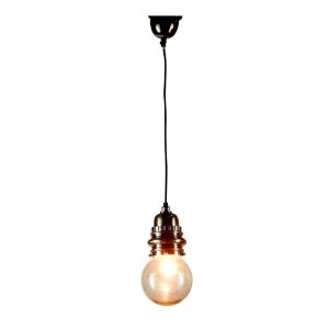 Penfold 1 Light Pendant Large Antique Brass - ELPIM51553AB