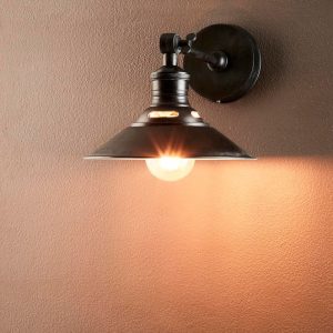 Bristol 1 Light Wall Lamp Black - ELPIM59922BK